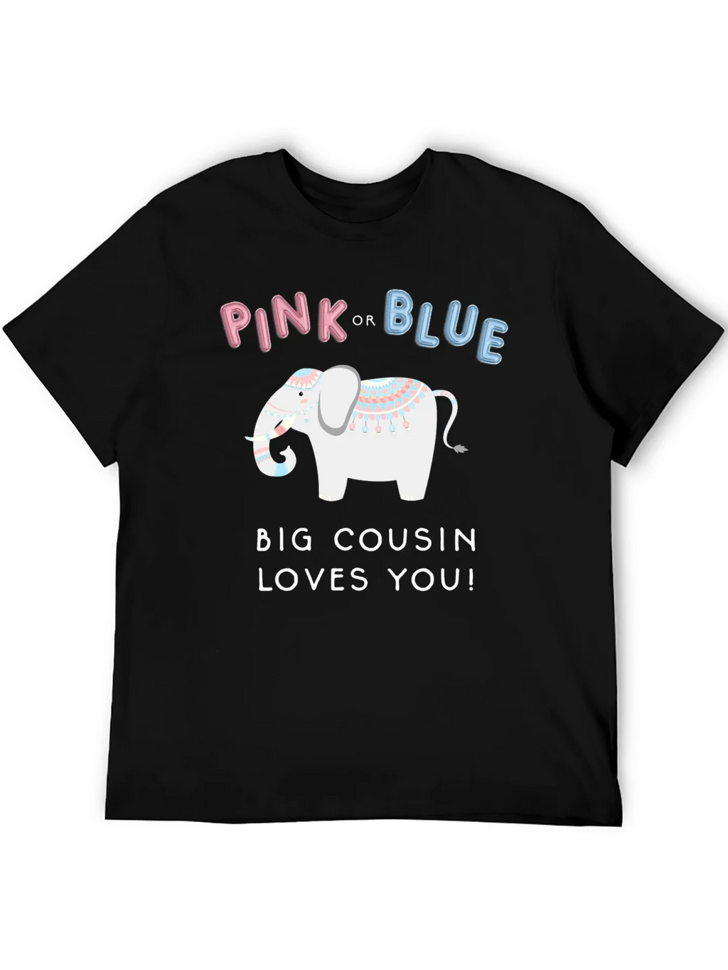 Pink or Blue Big Cousin Loves You T-Shirt product image 5