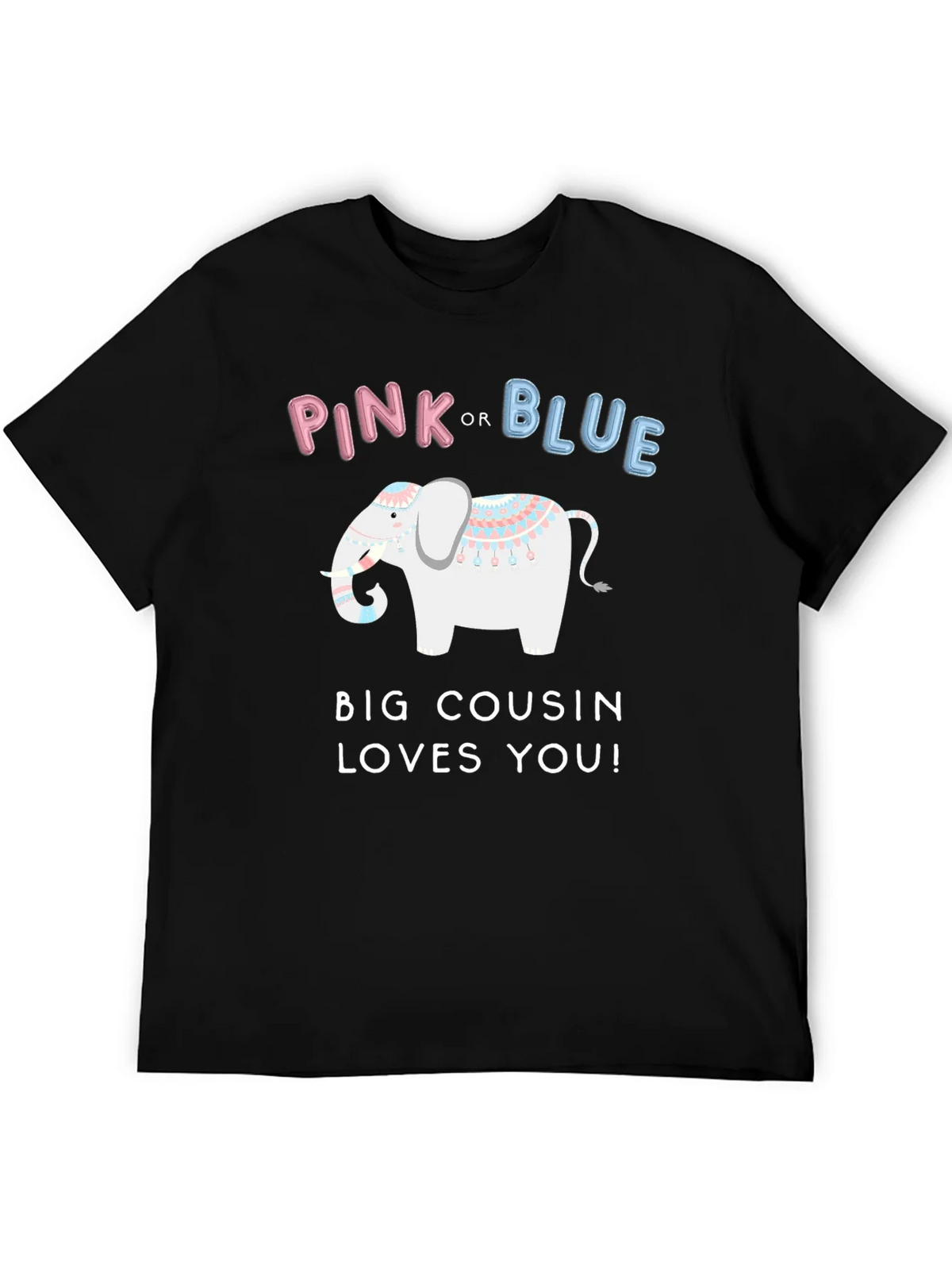 Pink or Blue Big Cousin Loves You T-Shirt product image 5