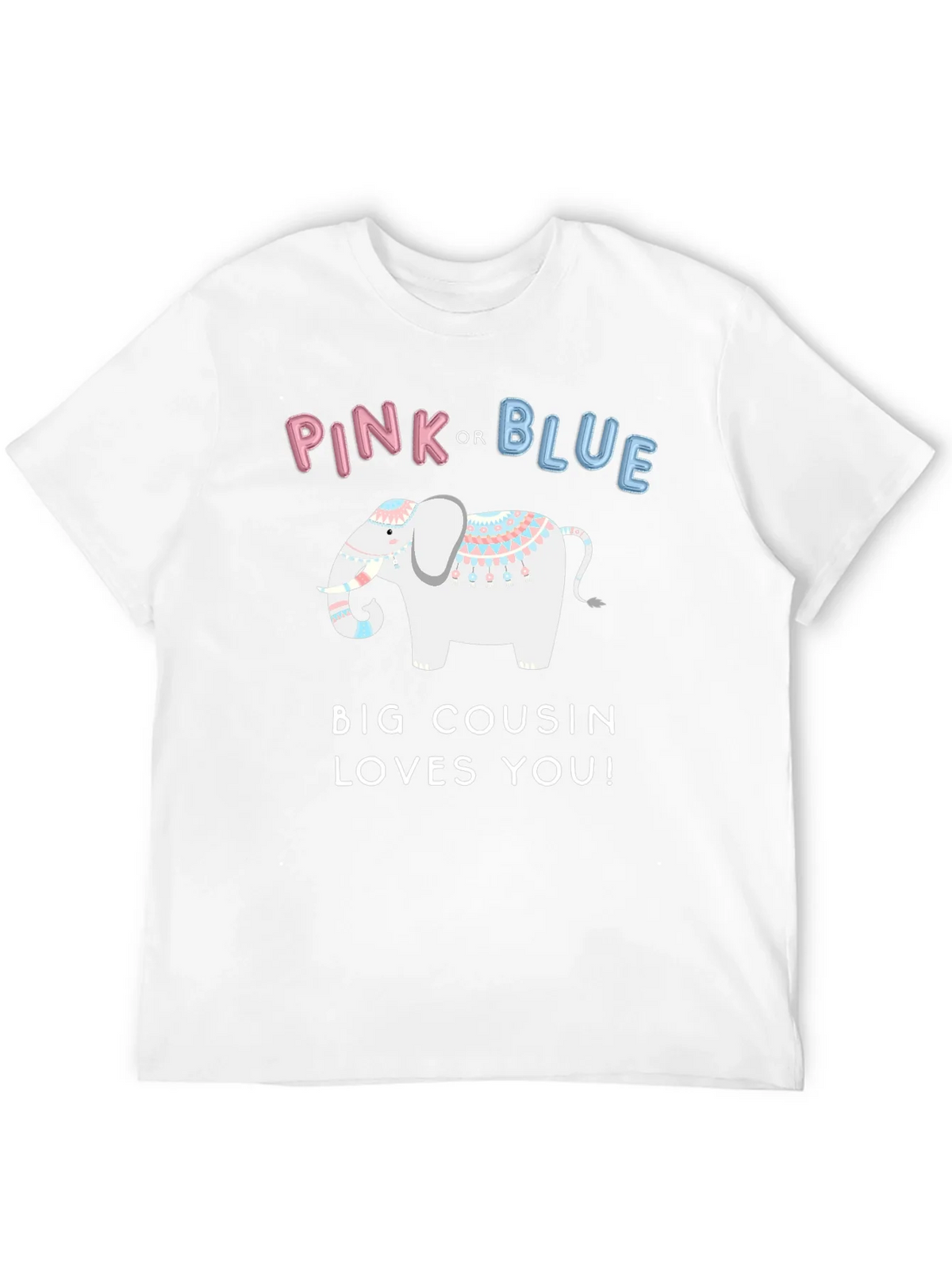 Pink or Blue Big Cousin Loves You T-Shirt product image 11