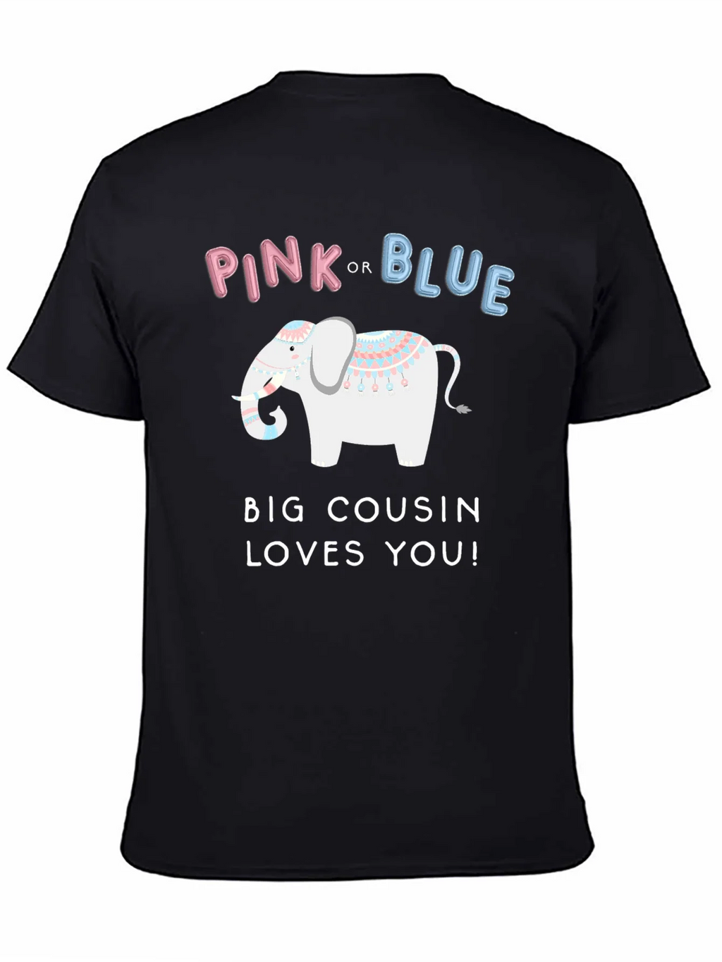 Pink or Blue Big Cousin Loves You T-Shirt product image 4