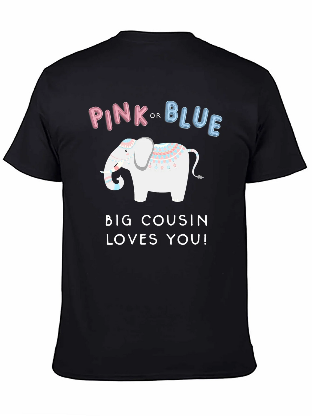Pink or Blue Big Cousin Loves You T-Shirt product image 4