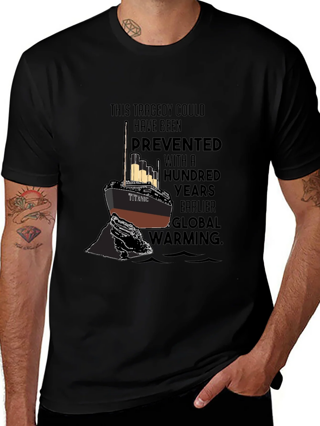 Titanic Global Warming T-Shirt product image 1