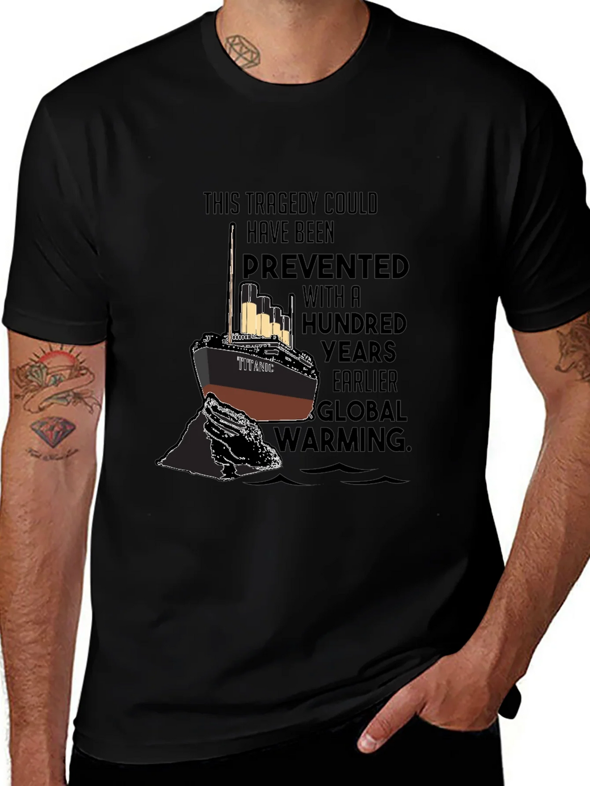 Titanic Global Warming T-Shirt product image 1