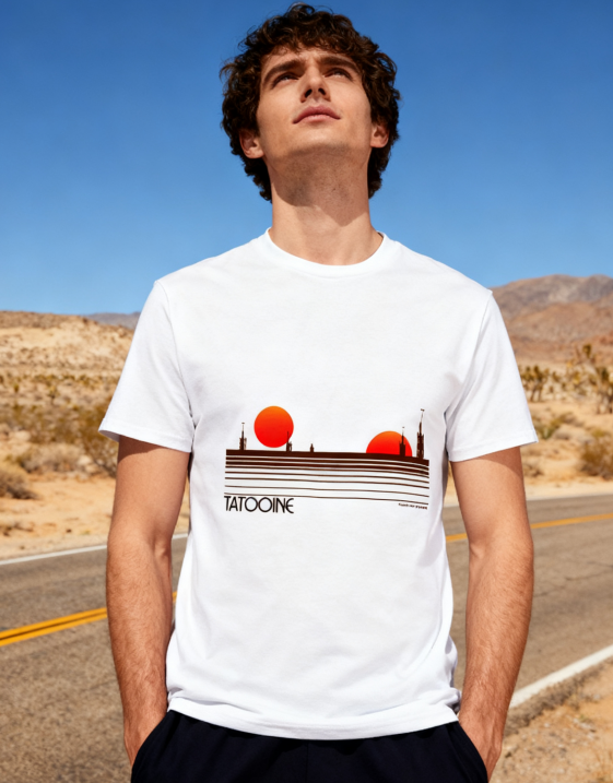 Tatooine Double Sunset Star Wars Inspired T-Shirt - 100% product image 2
