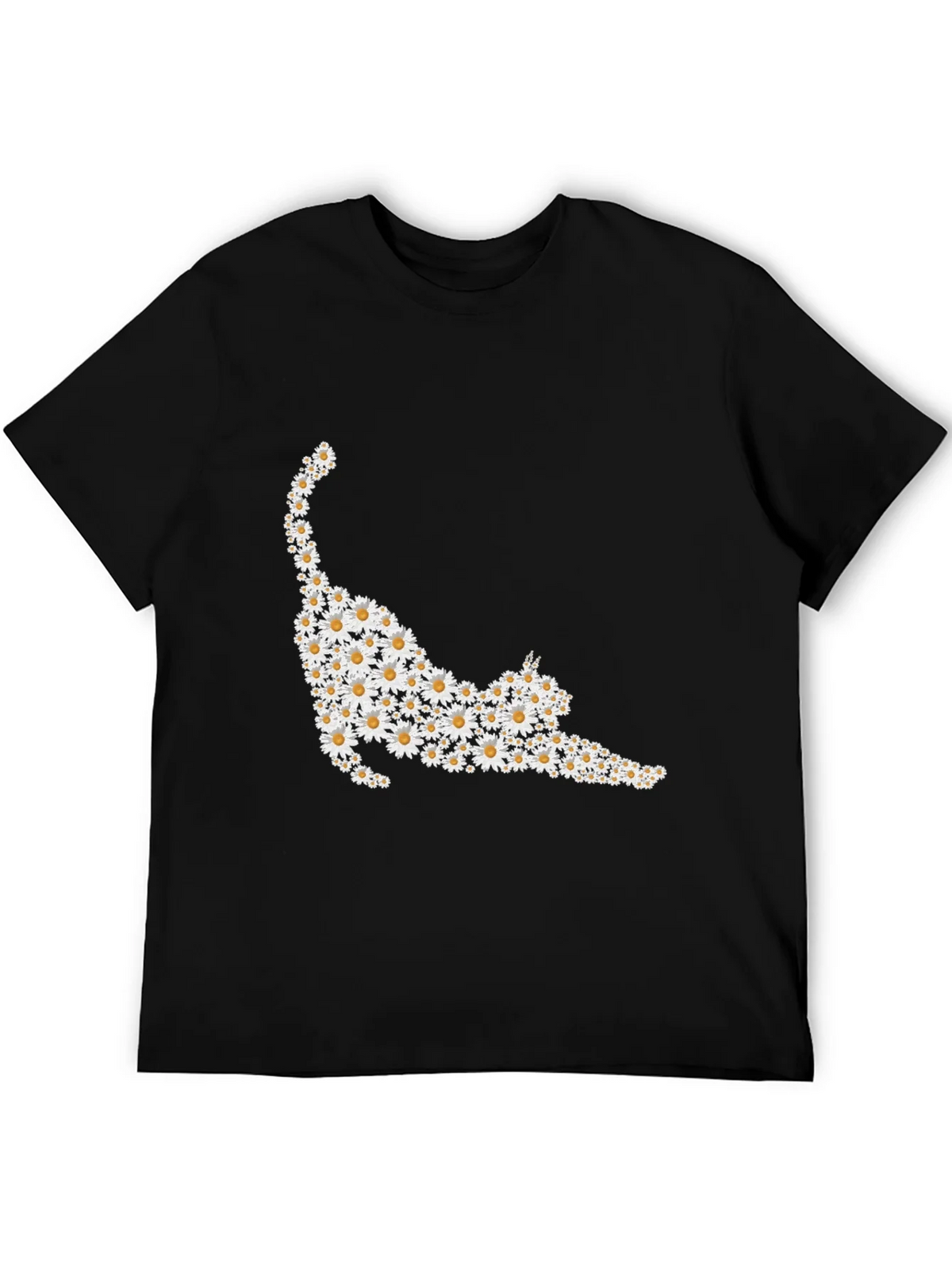 Daisy Cat T-Shirt - Floral Feline Tee product image 5