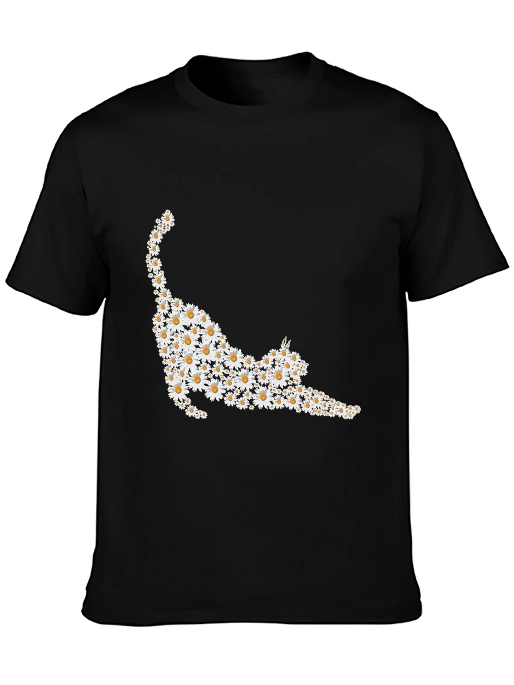 Daisy Cat T-Shirt - Floral Feline Tee product image 3