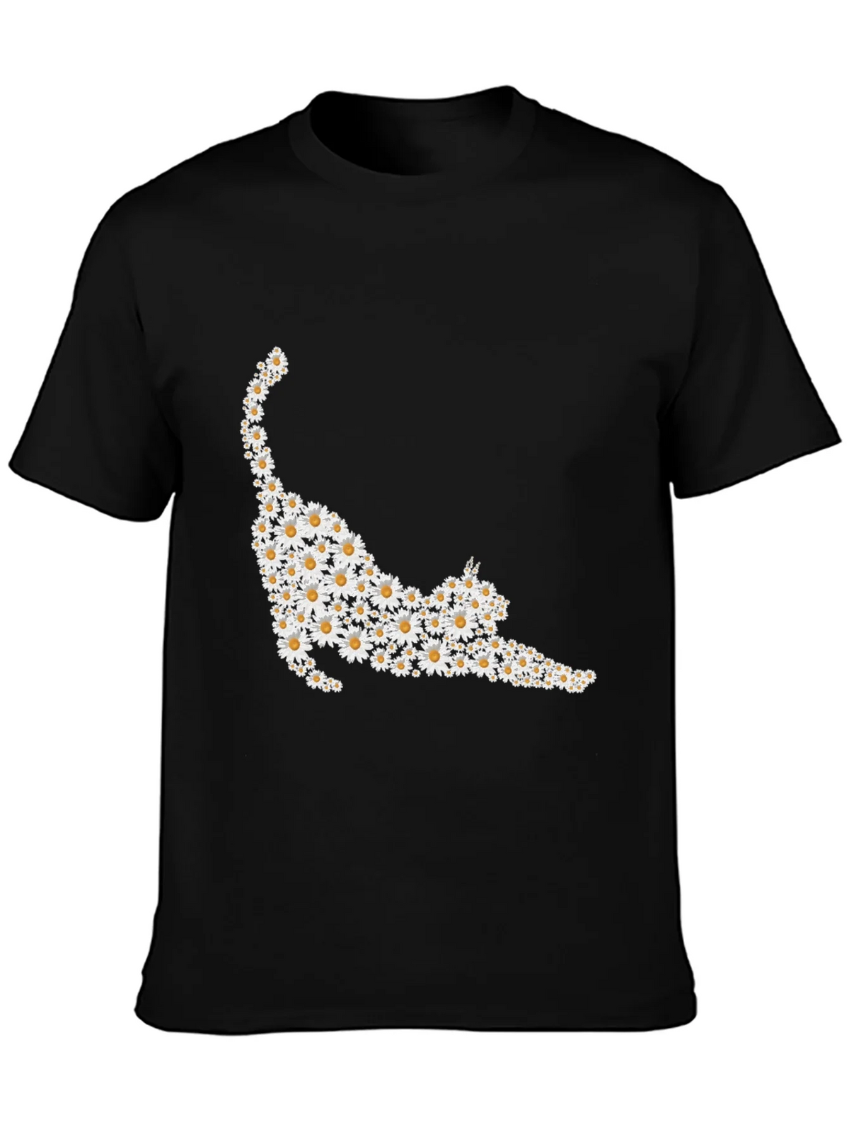 Daisy Cat T-Shirt - Floral Feline Tee product image 3