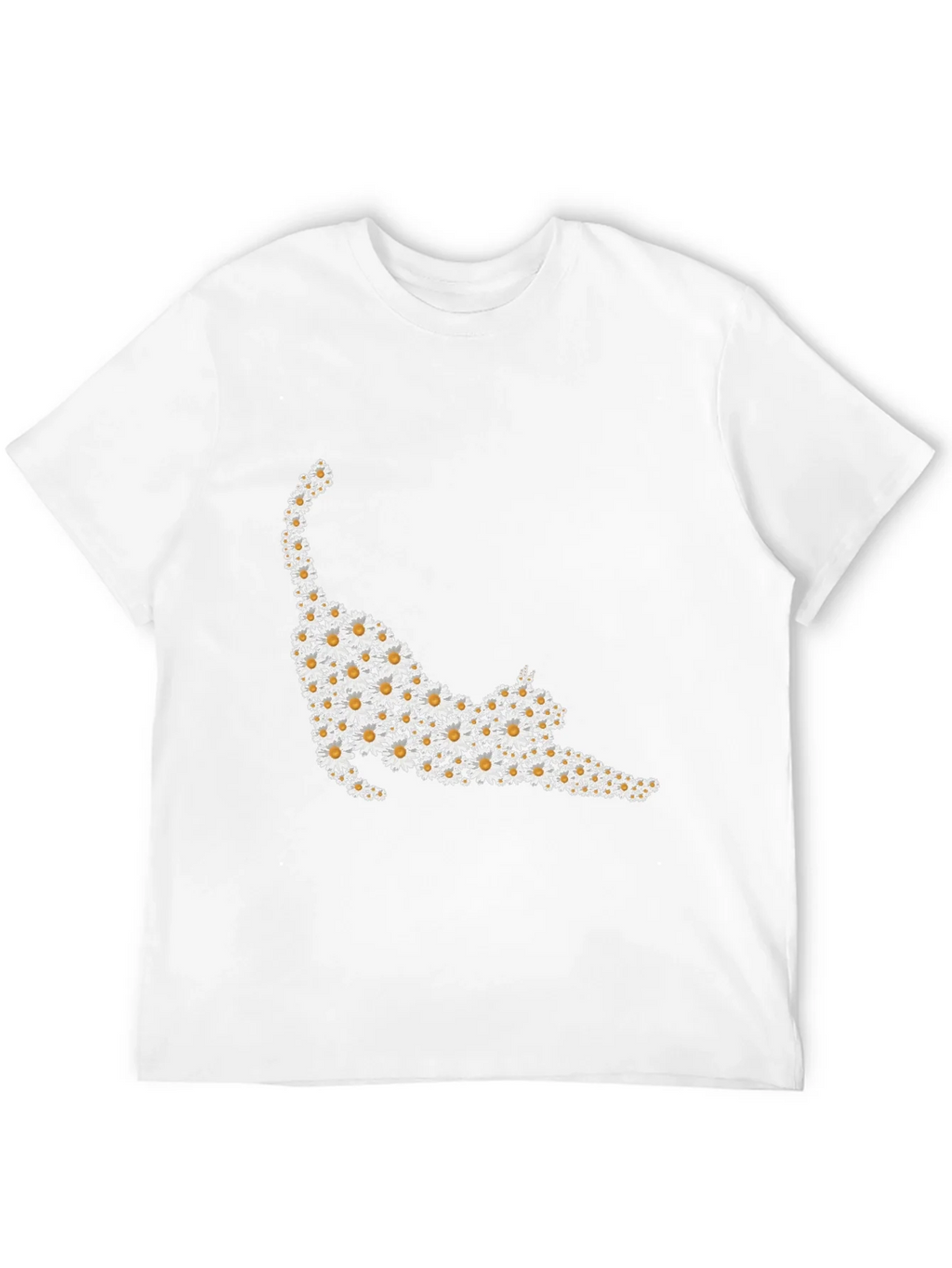Daisy Cat T-Shirt - Floral Feline Tee product image 11