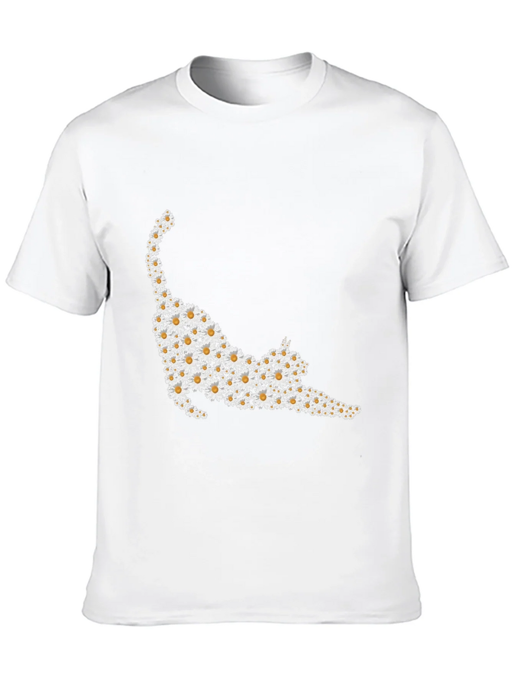 Daisy Cat T-Shirt - Floral Feline Tee product image 9