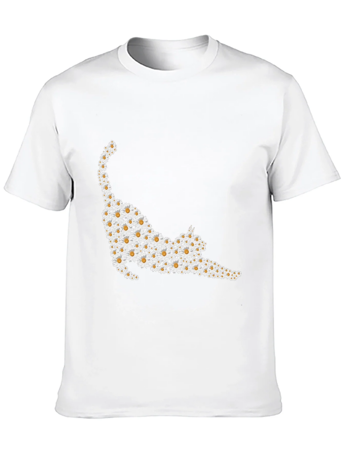 Daisy Cat T-Shirt - Floral Feline Tee product image 9