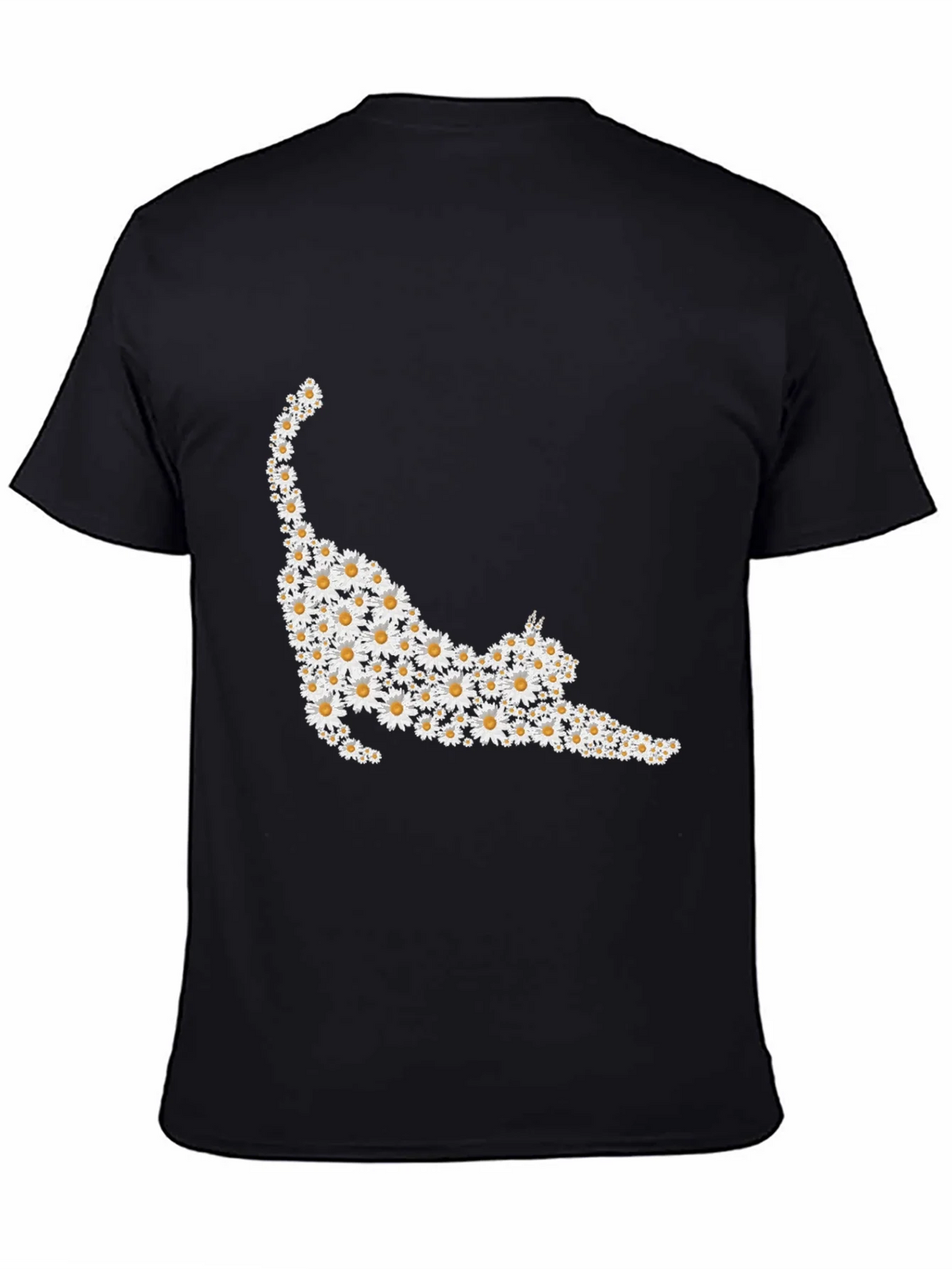 Daisy Cat T-Shirt - Floral Feline Tee product image 4