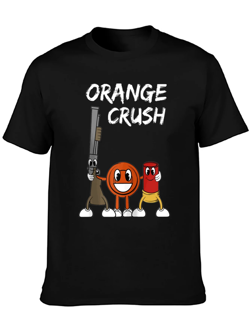 Orange Crush Clay Target Shooting T-Shirt product image 3