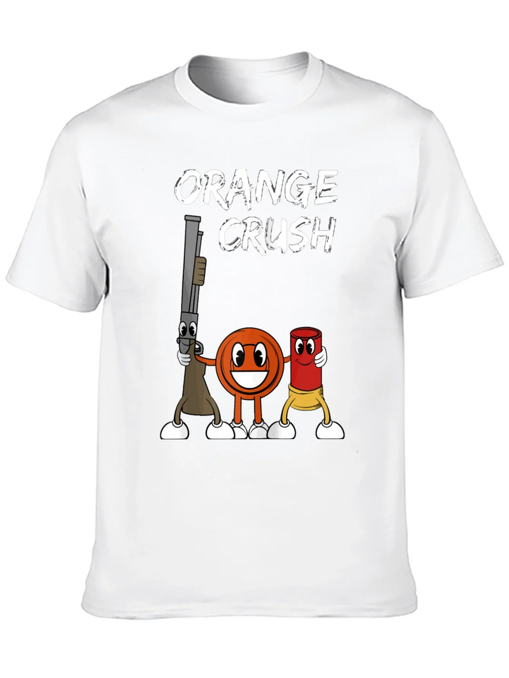 Orange Crush Clay Target Shooting T-Shirt product image 9
