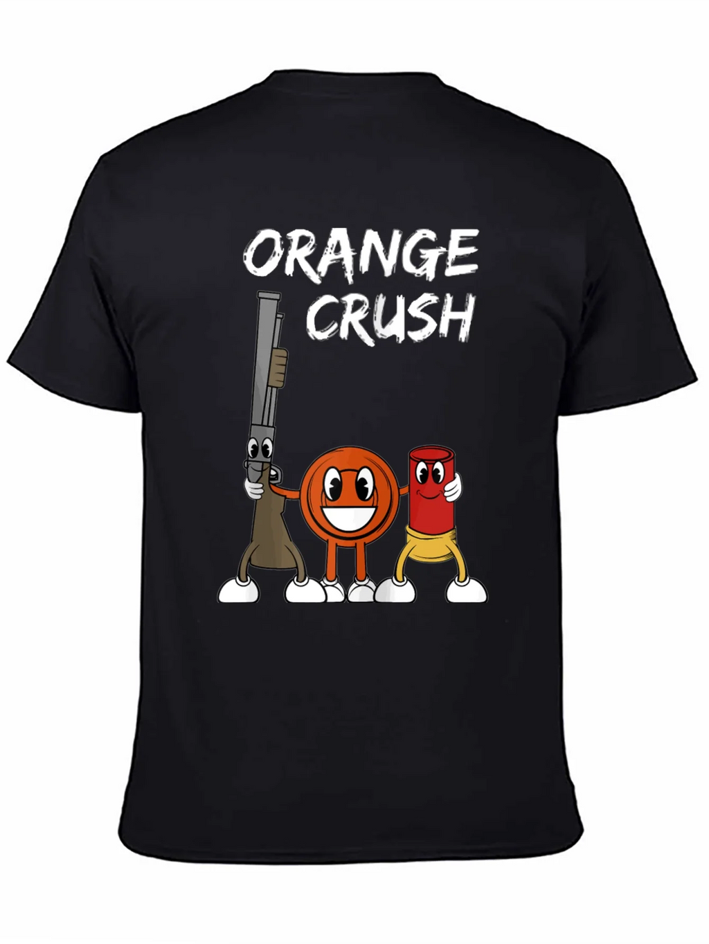 Orange Crush Clay Target Shooting T-Shirt product image 4