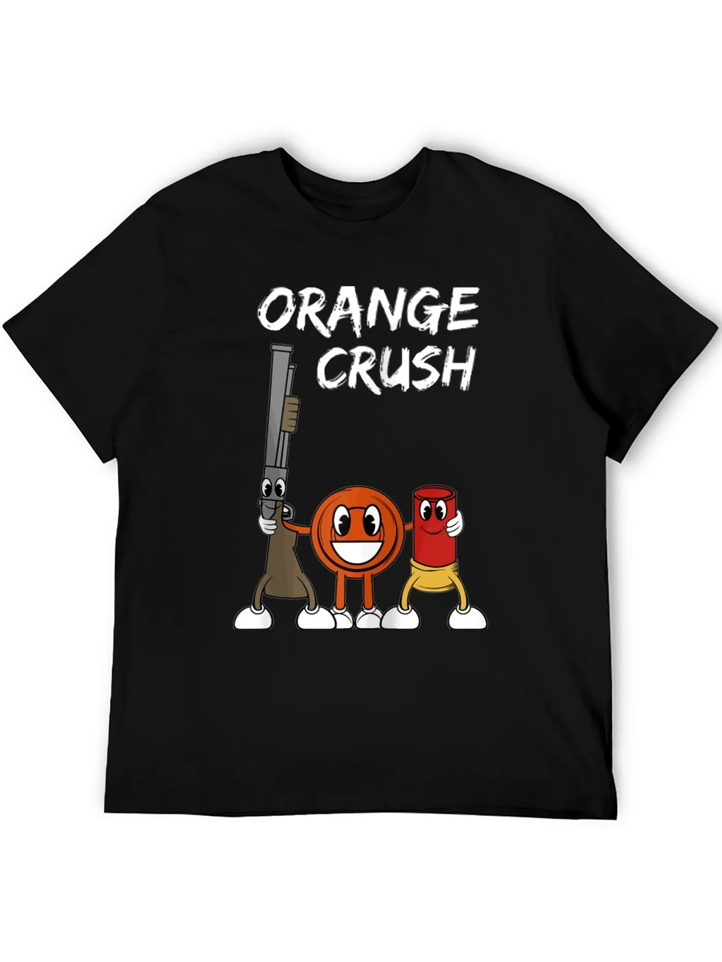 Orange Crush Clay Target Shooting T-Shirt product image 5