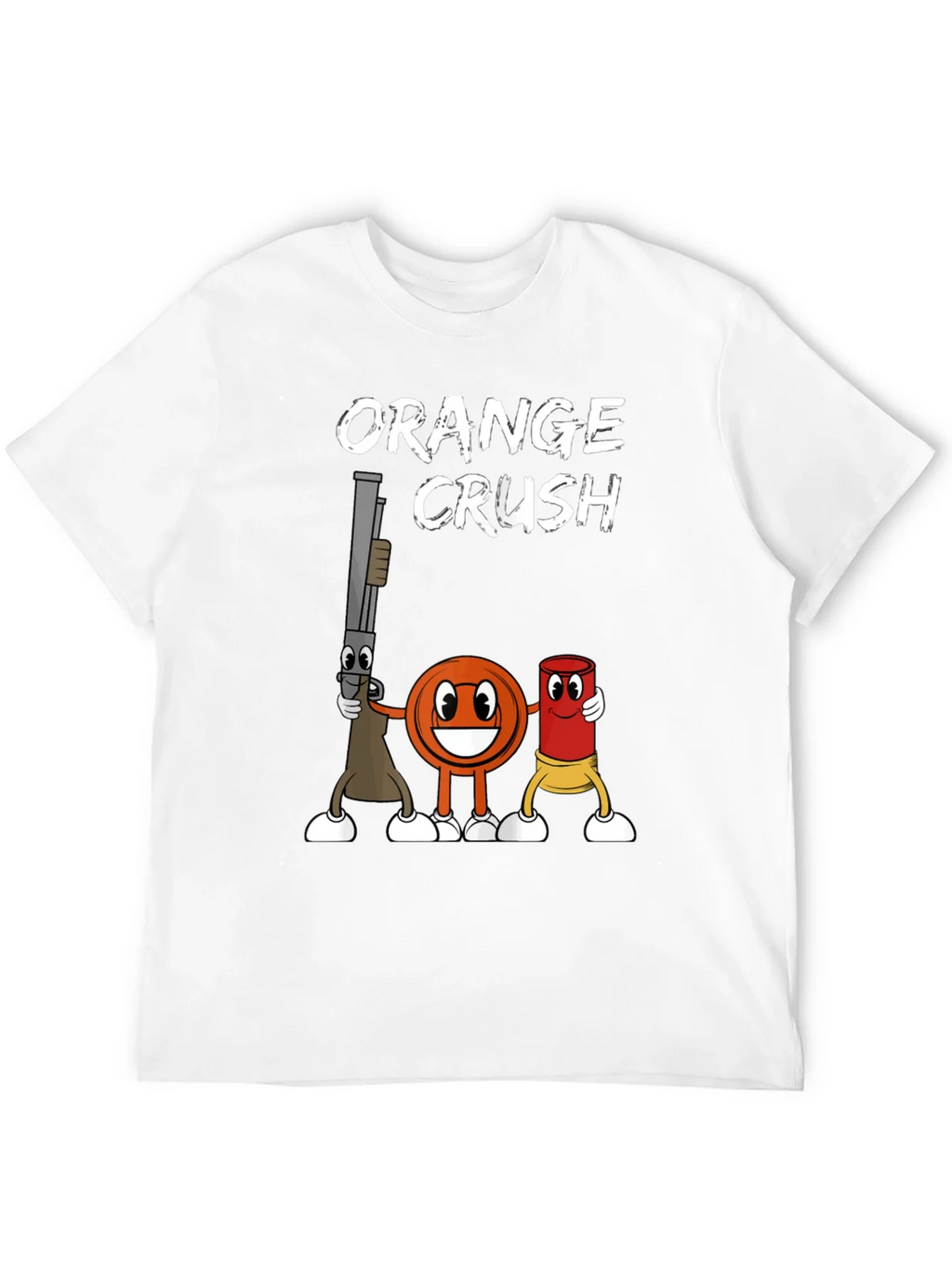 Orange Crush Clay Target Shooting T-Shirt product image 11