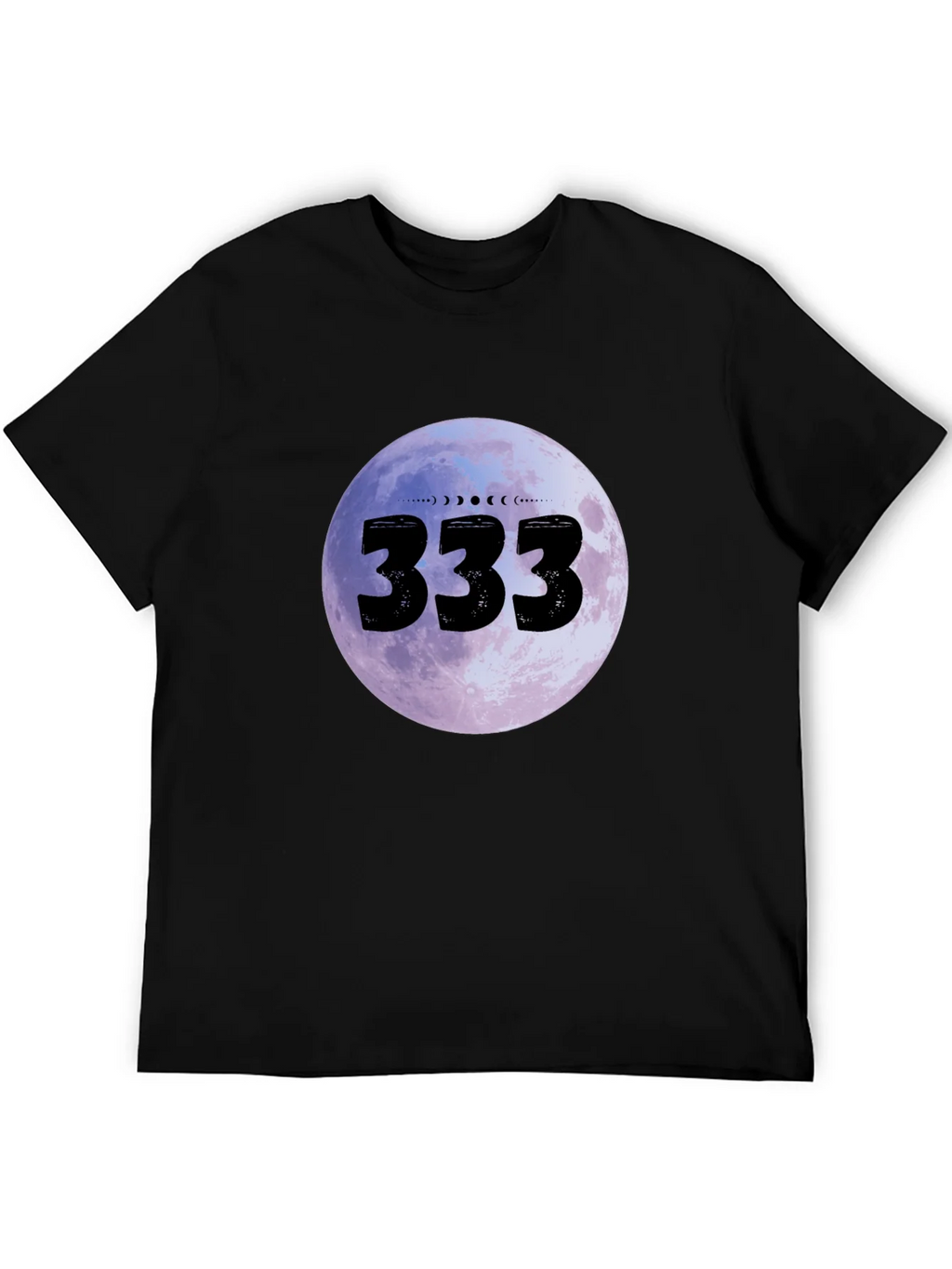 333 Moon Phase Graphic Tee - Black product image 5