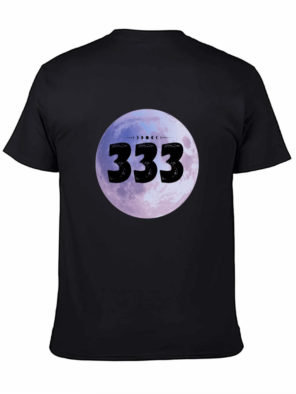 333 Moon Phase Graphic Tee - Black product image 4