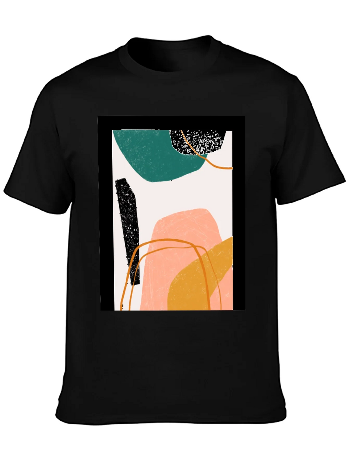 Abstract Art Graphic Tee - Modern Minimalist Design product image 3