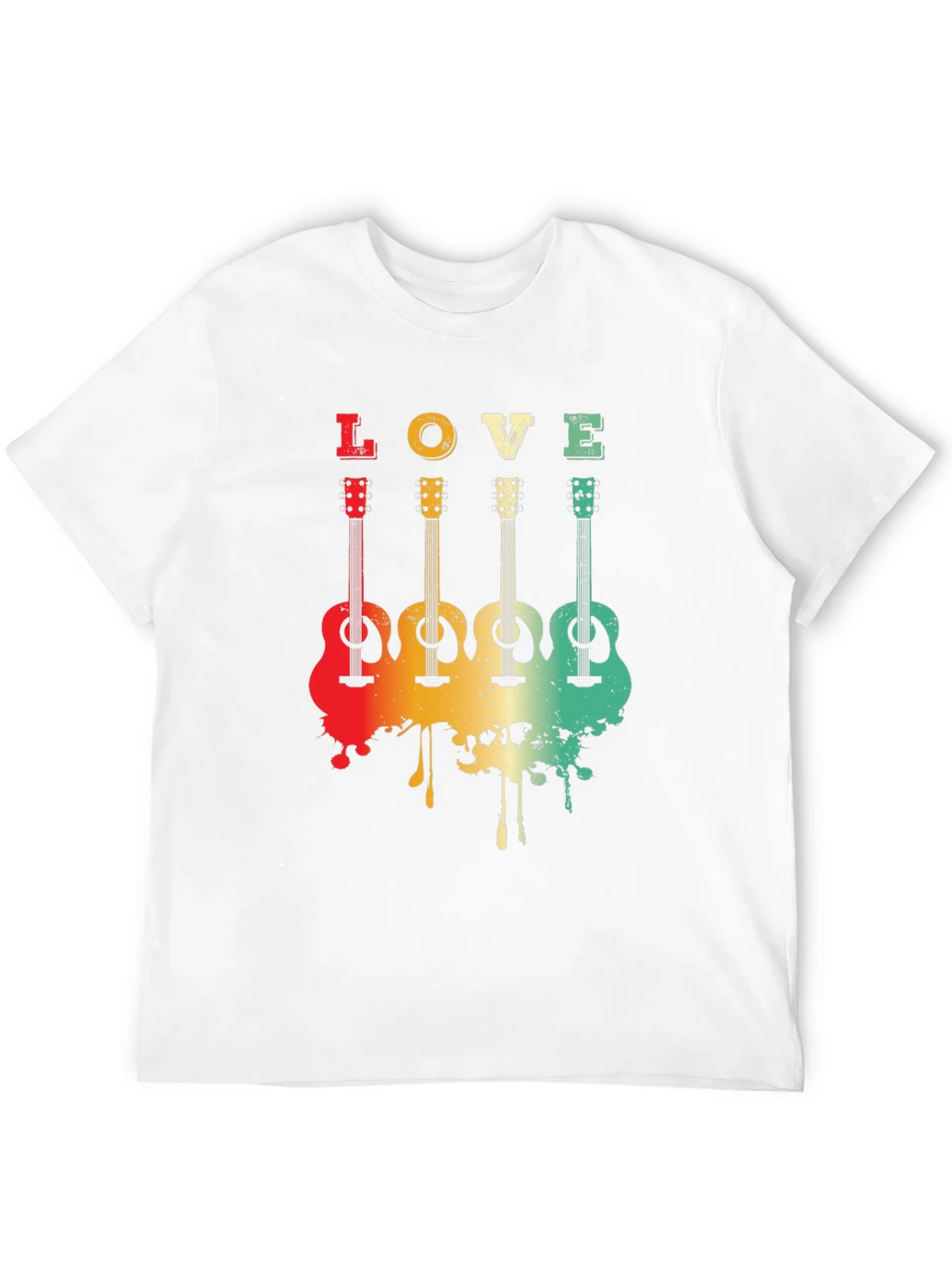 Love Guitar Tee - Retro Music Lover T-Shirt product image 11
