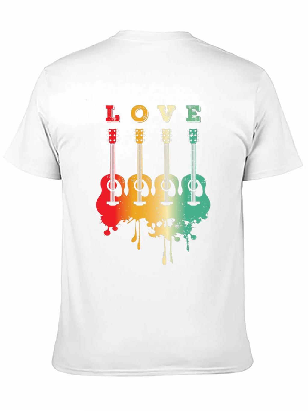 Love Guitar Tee - Retro Music Lover T-Shirt product image 10