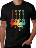 Love Guitar Tee - Retro Music Lover T-Shirt product image 1