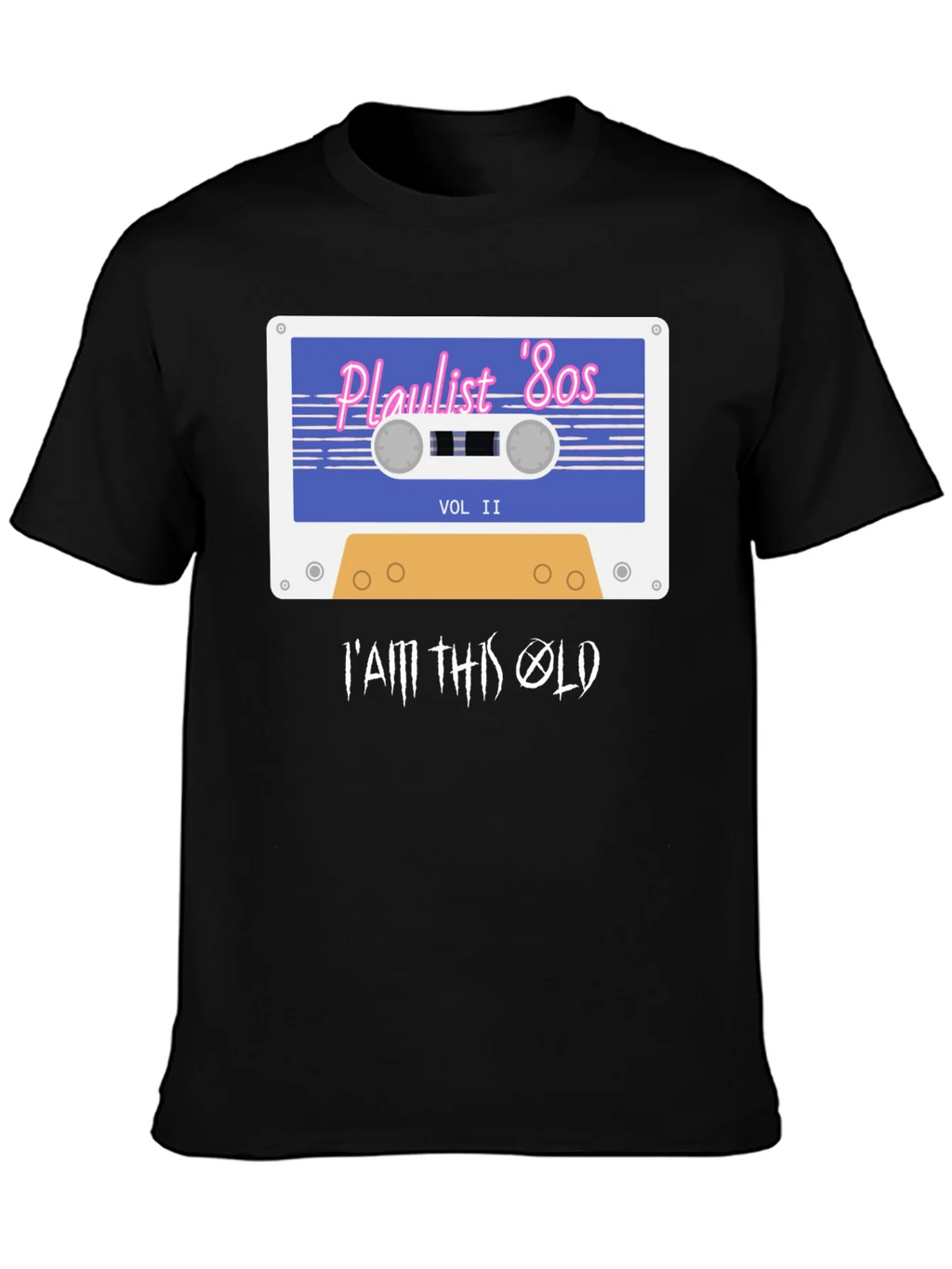 Playlist 80s Retro Cassette T-Shirt product image 3
