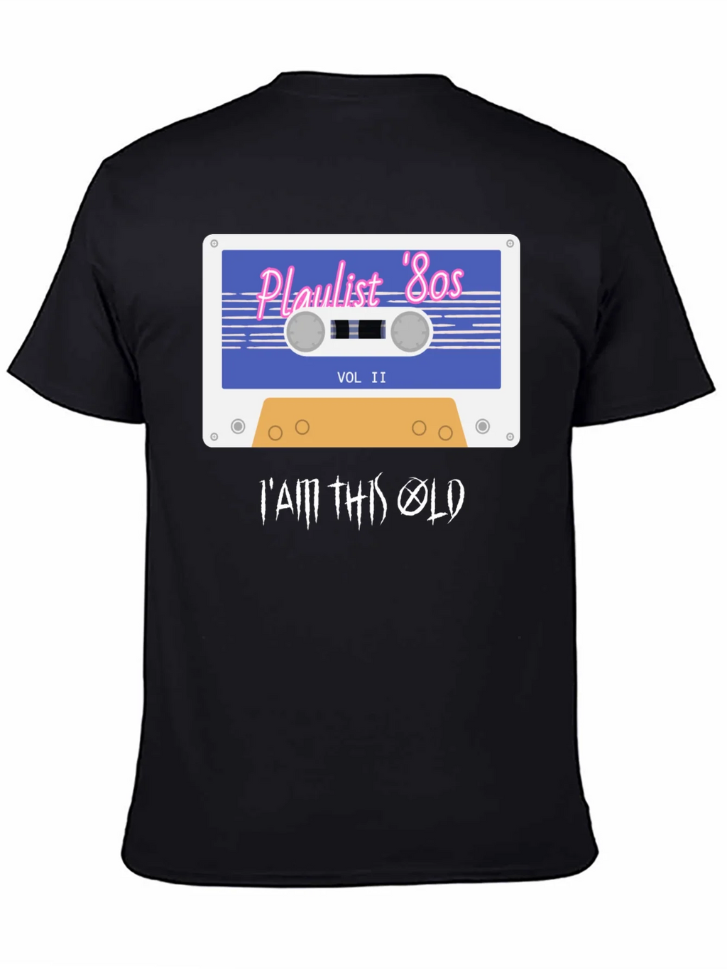Playlist 80s Retro Cassette T-Shirt product image 4
