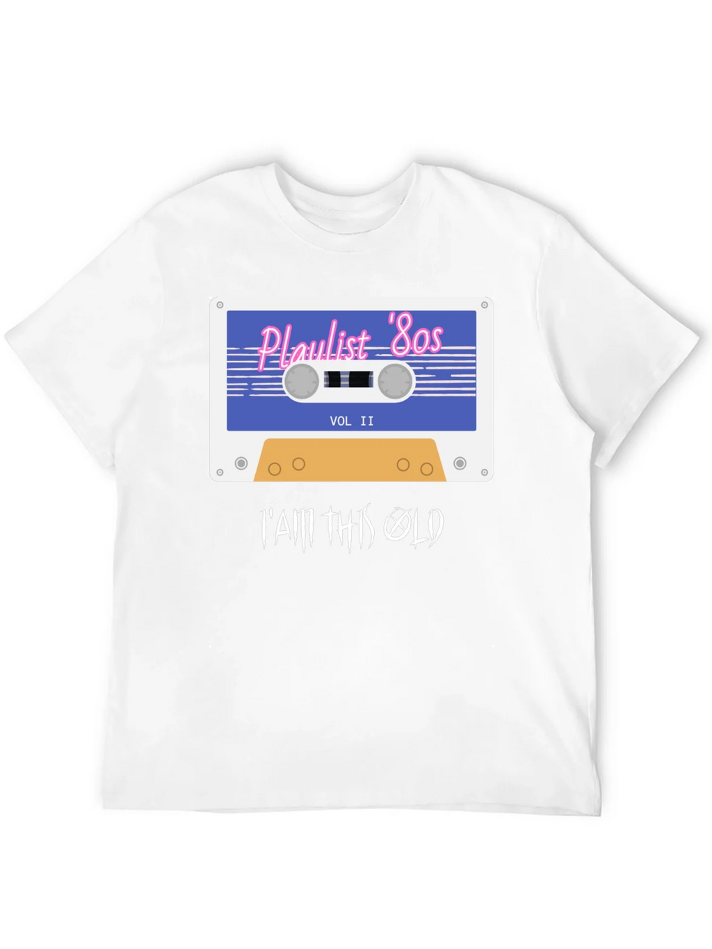 Playlist 80s Retro Cassette T-Shirt product image 11
