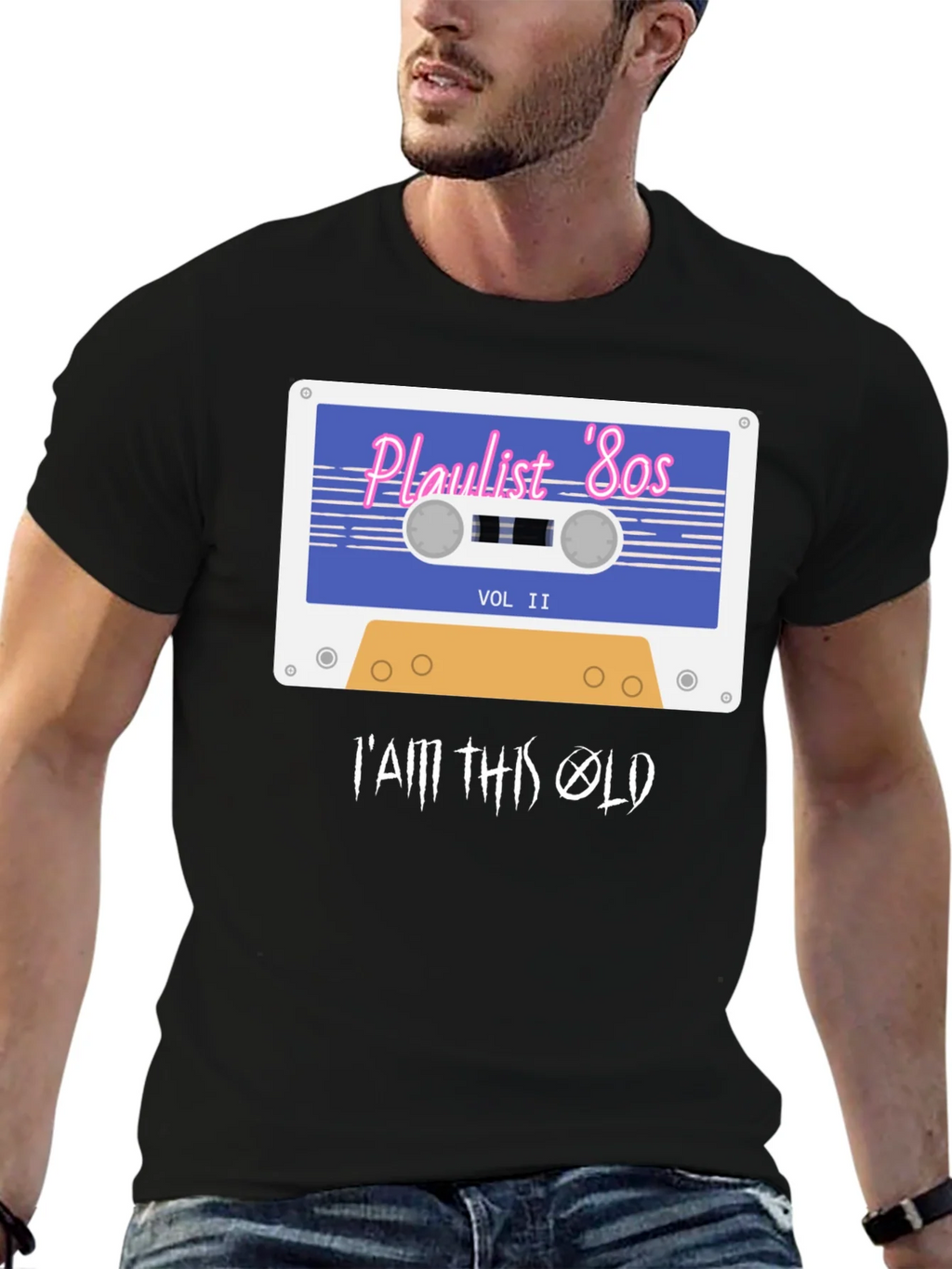 Playlist 80s Retro Cassette T-Shirt product image 6