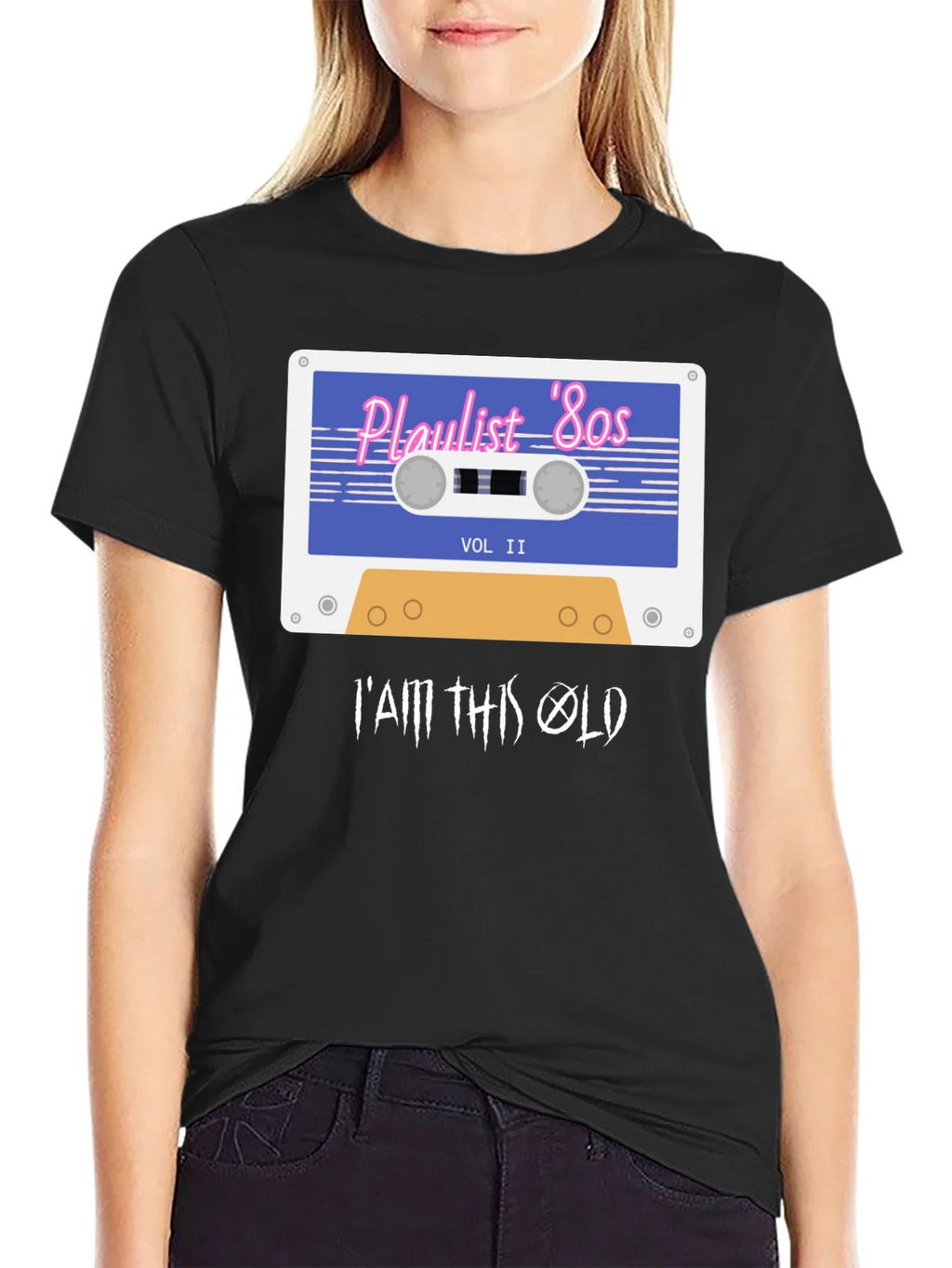 Playlist 80s Retro Cassette T-Shirt product image 2