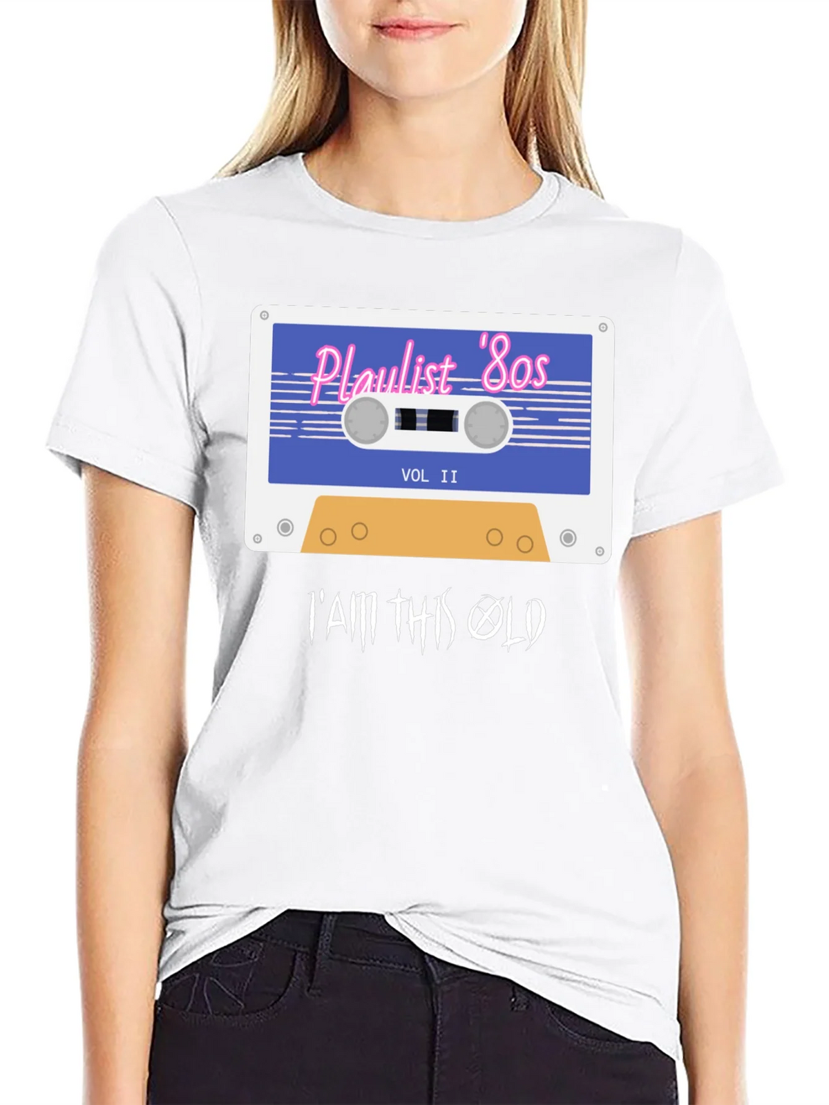 Playlist 80s Retro Cassette T-Shirt product image 8