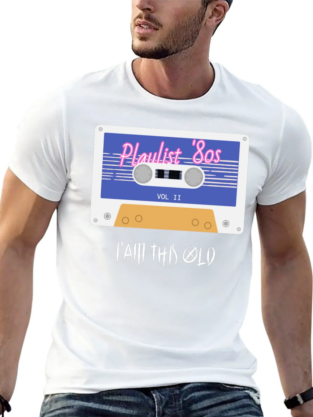 Playlist 80s Retro Cassette T-Shirt product image 12