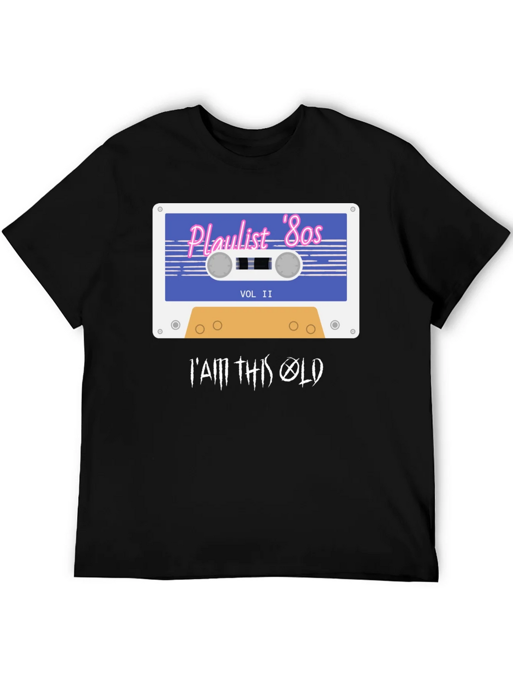 Playlist 80s Retro Cassette T-Shirt product image 5