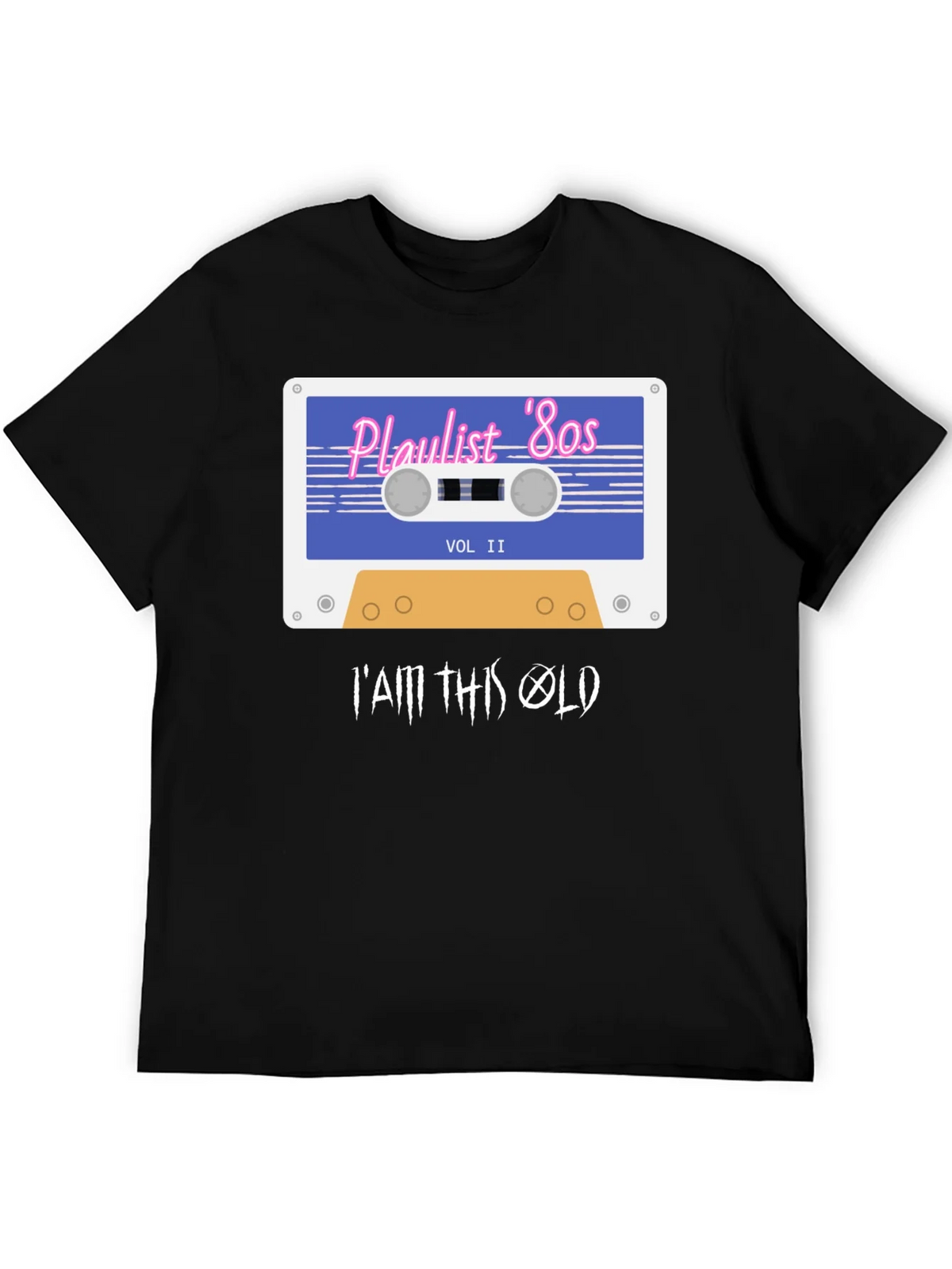 Playlist 80s Retro Cassette T-Shirt product image 5