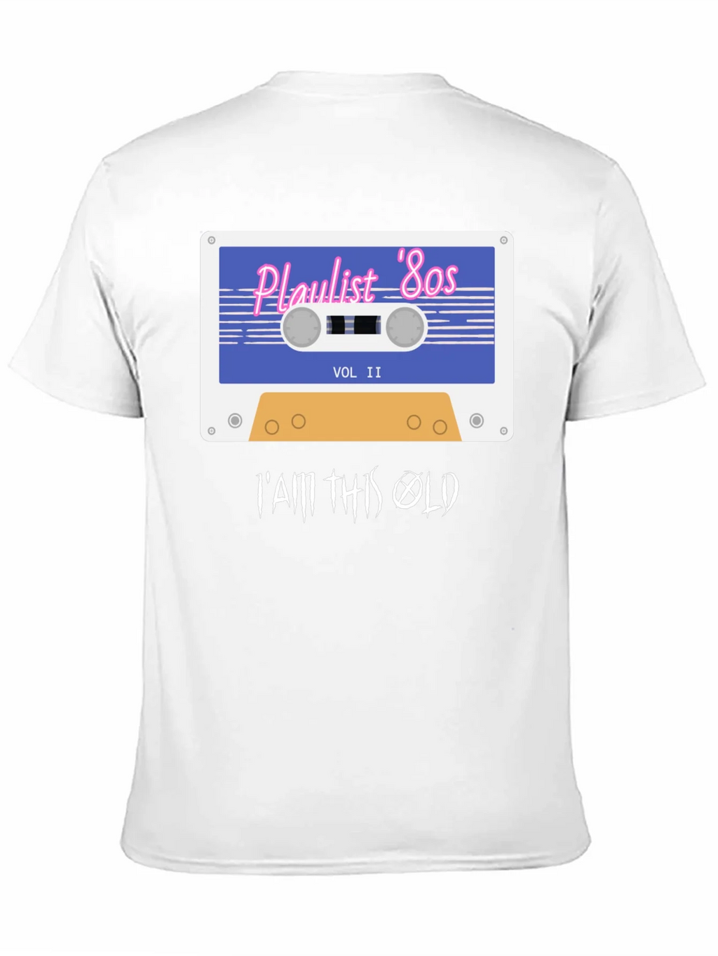 Playlist 80s Retro Cassette T-Shirt product image 10