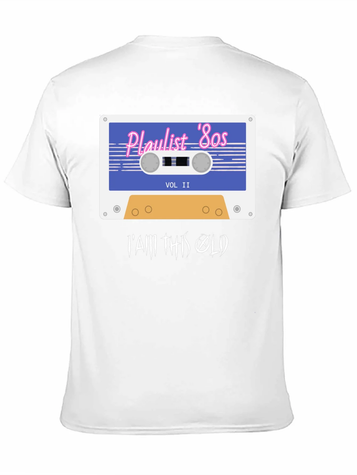 Playlist 80s Retro Cassette T-Shirt product image 10