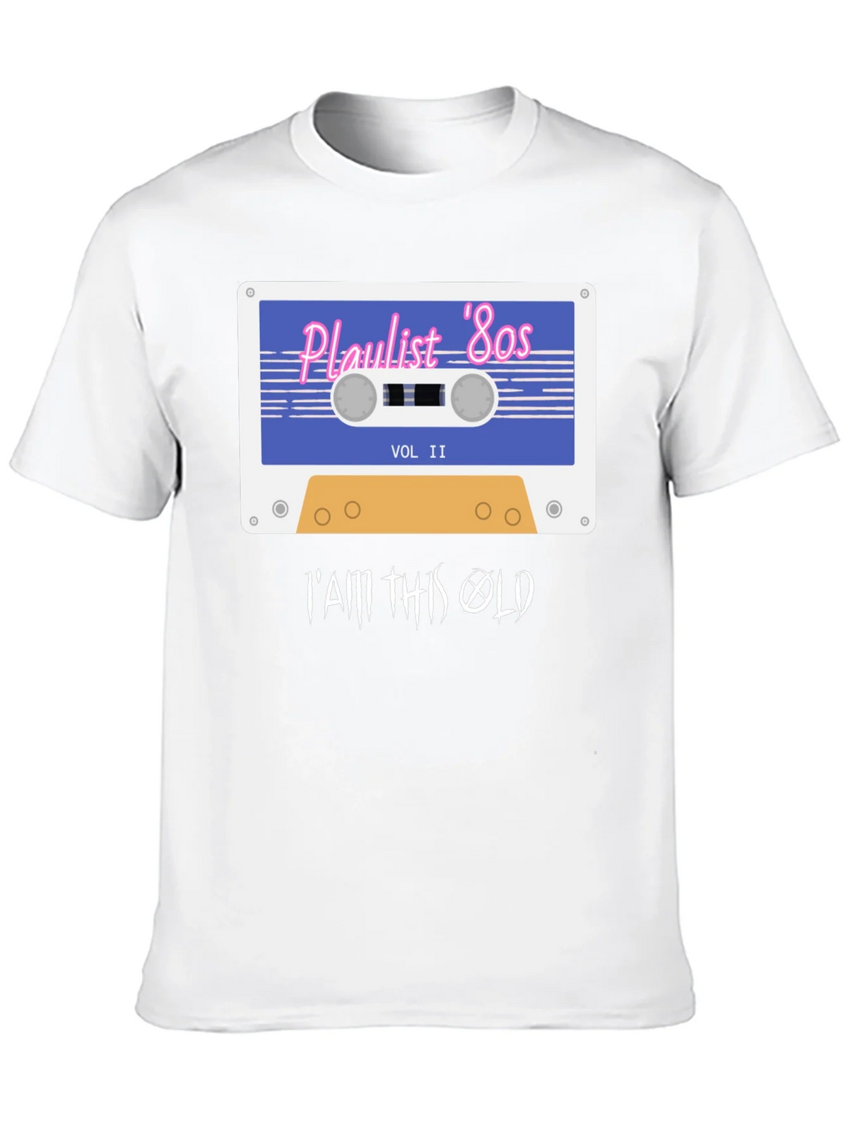 Playlist 80s Retro Cassette T-Shirt product image 9