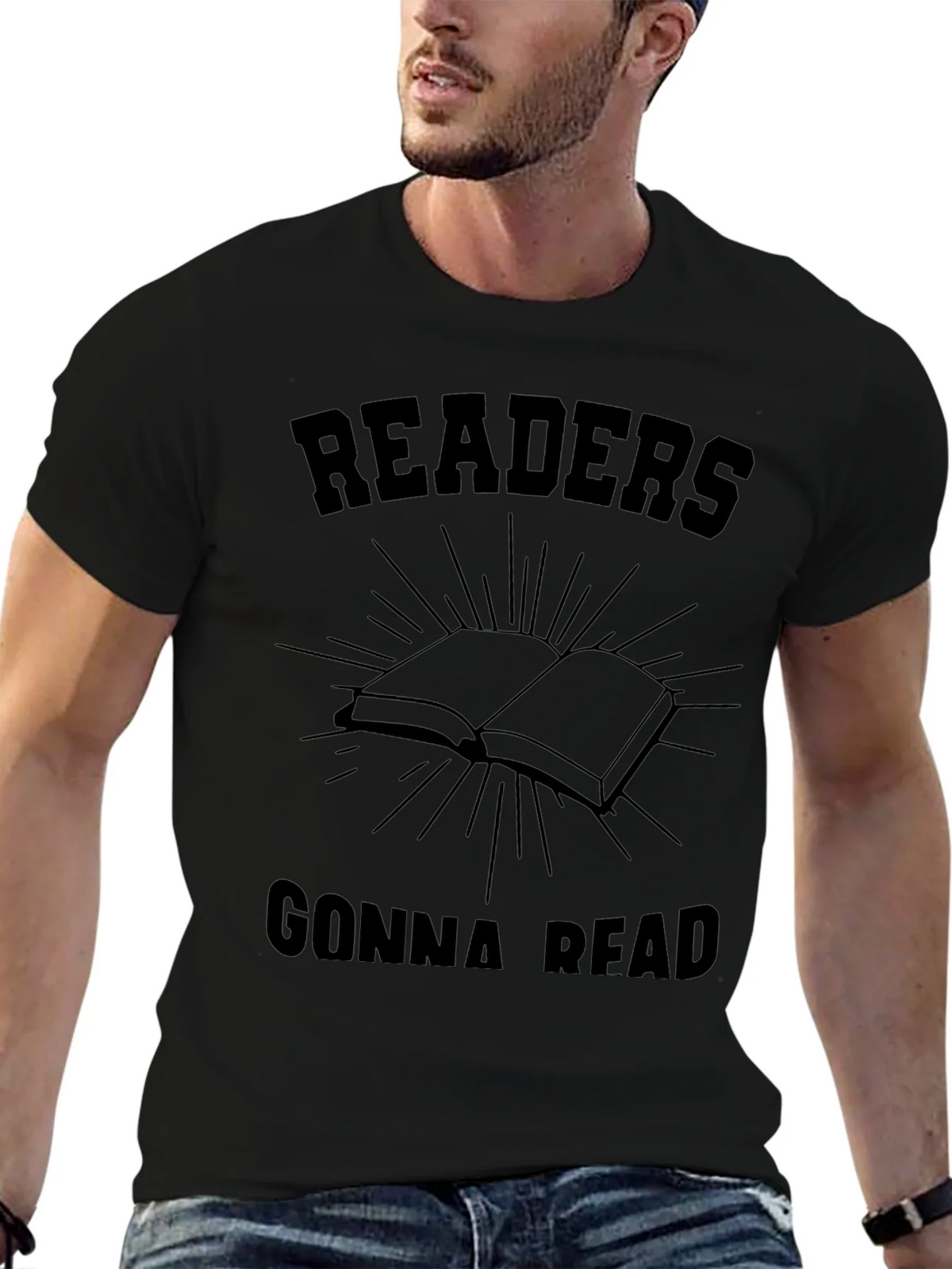 Readers Gonna Read Black Graphic Tee product image 6