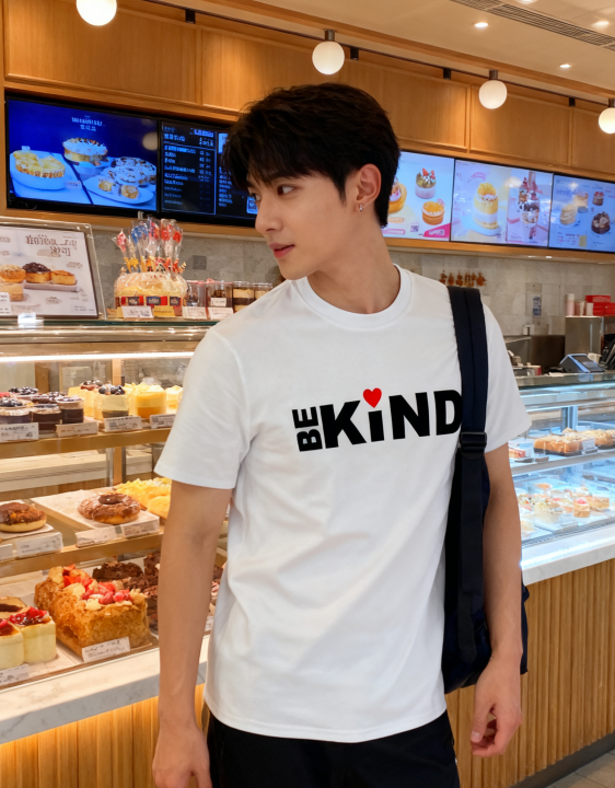 Be Kind Heart Graphic T-Shirt - 100% Cotton product image 6