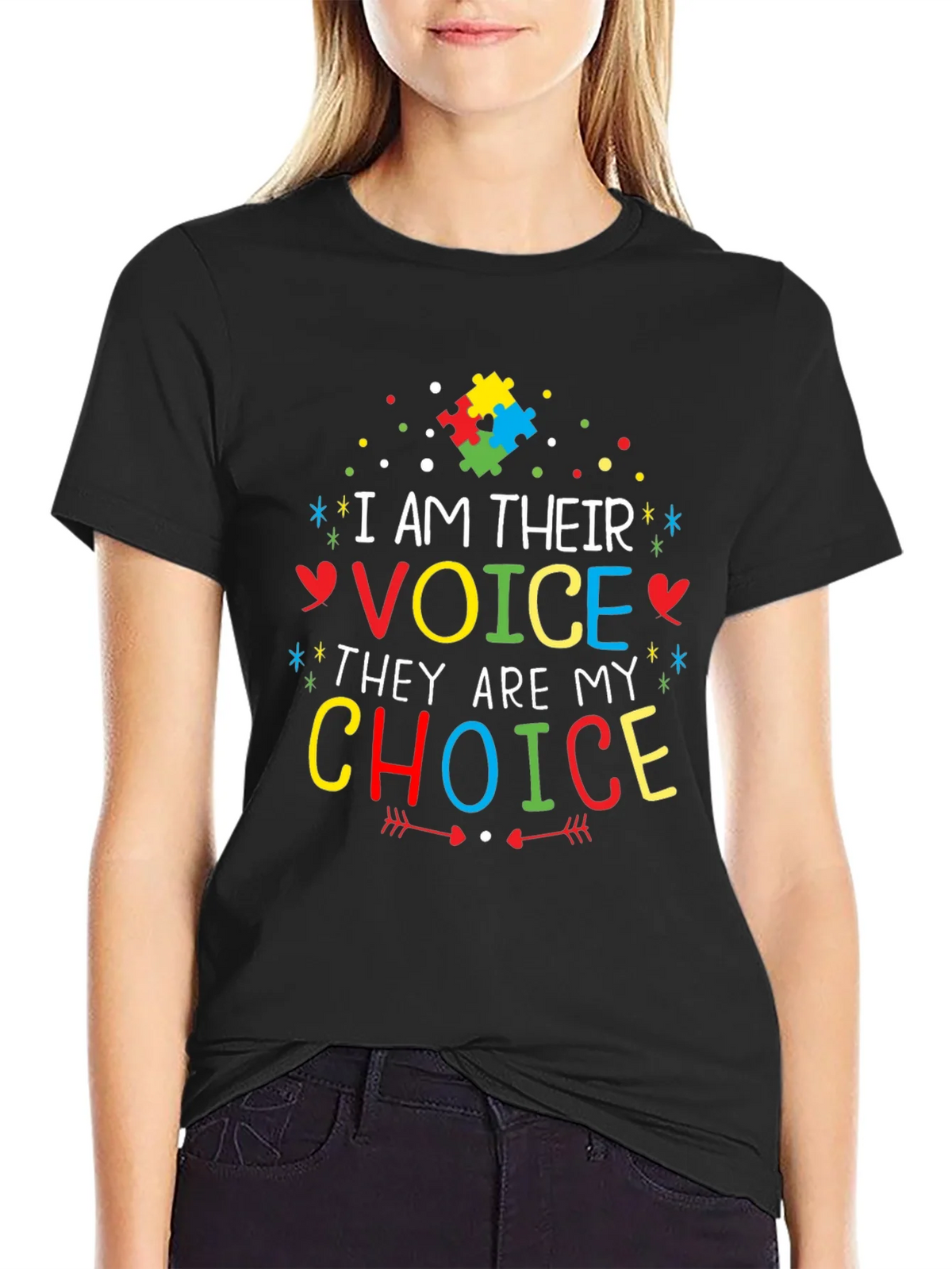Autism Awareness T-Shirt - I am Their Voice product image 2