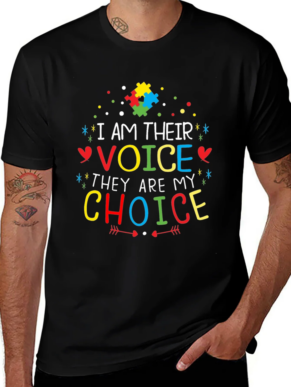 Autism Awareness T-Shirt - I am Their Voice product image 1