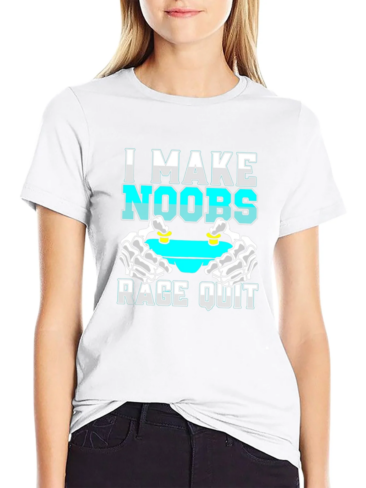 I Make Noobs Rage Quit T-Shirt Gamer Gift product image 8