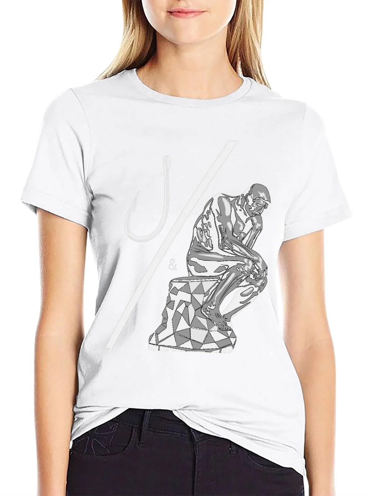 Philosophical Fishing T-Shirt - Hooked on Thinking product image 8