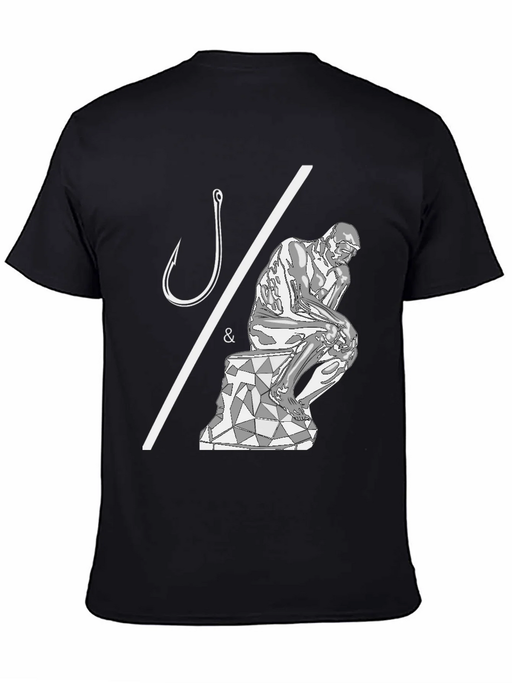 Philosophical Fishing T-Shirt - Hooked on Thinking product image 4
