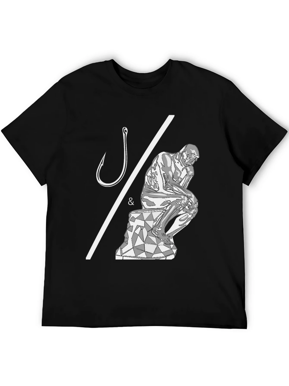 Philosophical Fishing T-Shirt - Hooked on Thinking product image 5