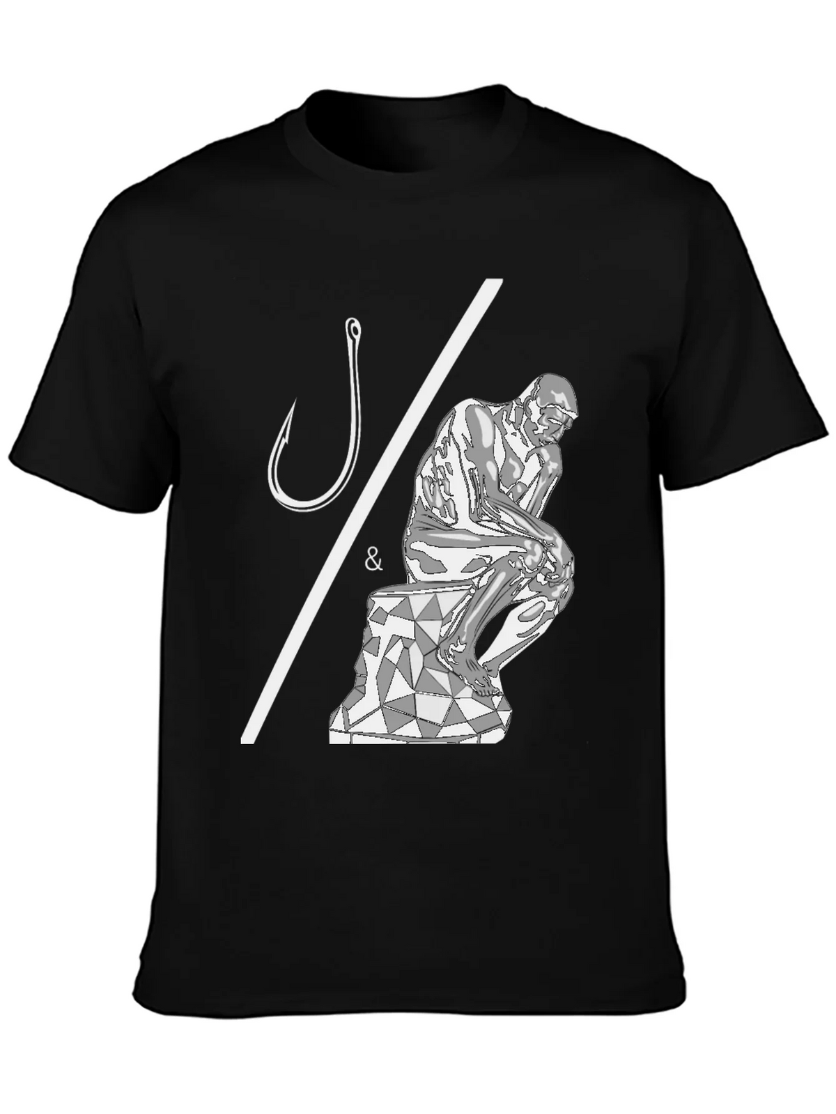 Philosophical Fishing T-Shirt - Hooked on Thinking product image 3