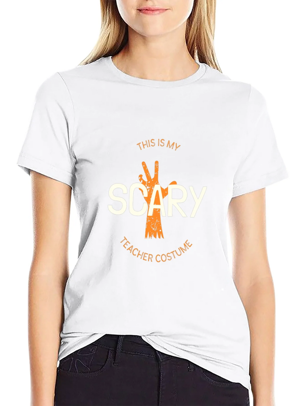 Scary Teacher Costume Graphic T-Shirt product image 8