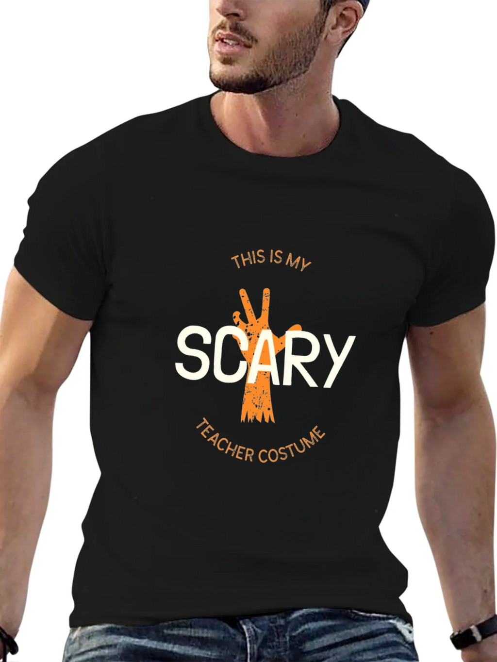 Scary Teacher Costume Graphic T-Shirt product image 6