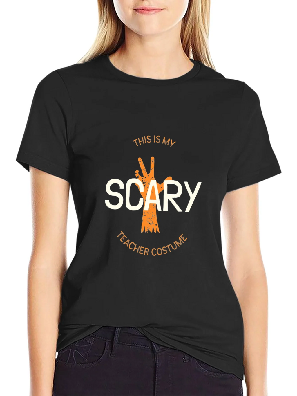 Scary Teacher Costume Graphic T-Shirt product image 2